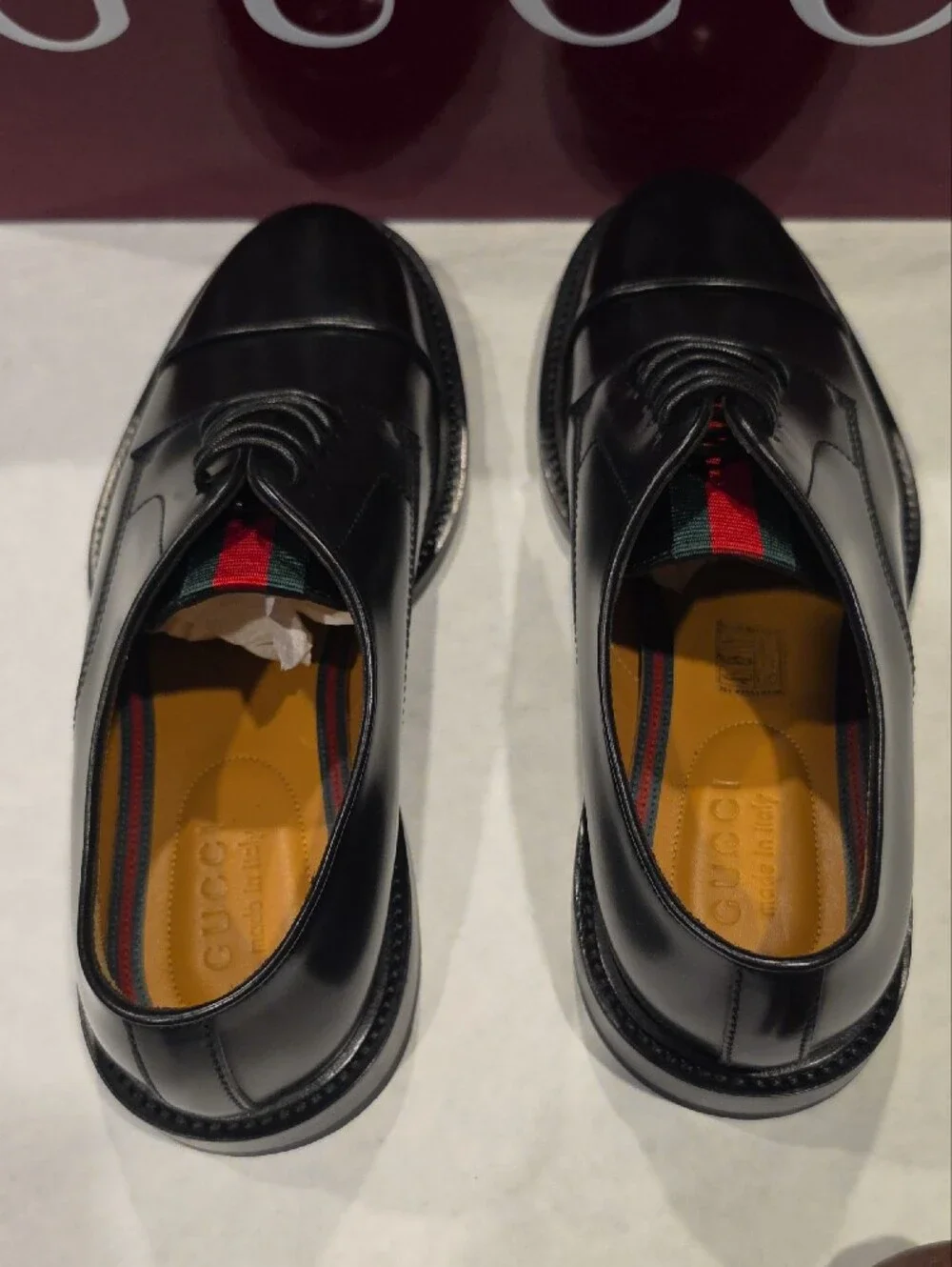 Gucci classic subtle leather